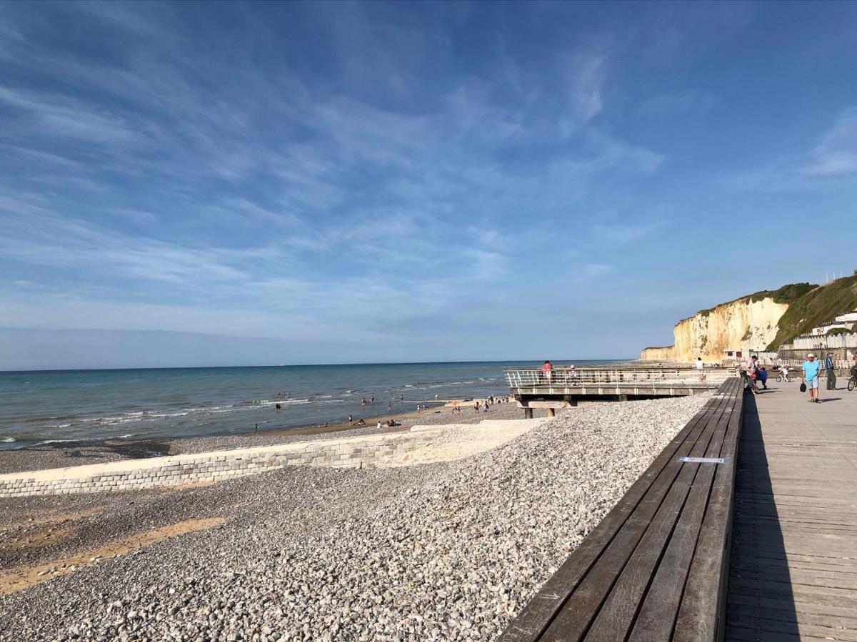 Joli Studio Meuble Proche De La Plage Veules-les-Roses Luaran gambar